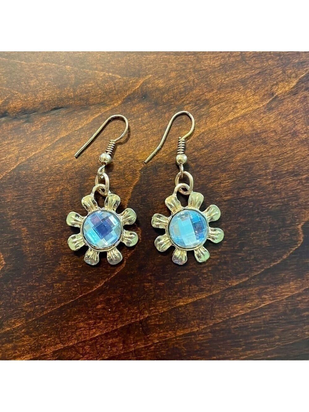 Flower Gem‎ Earrings